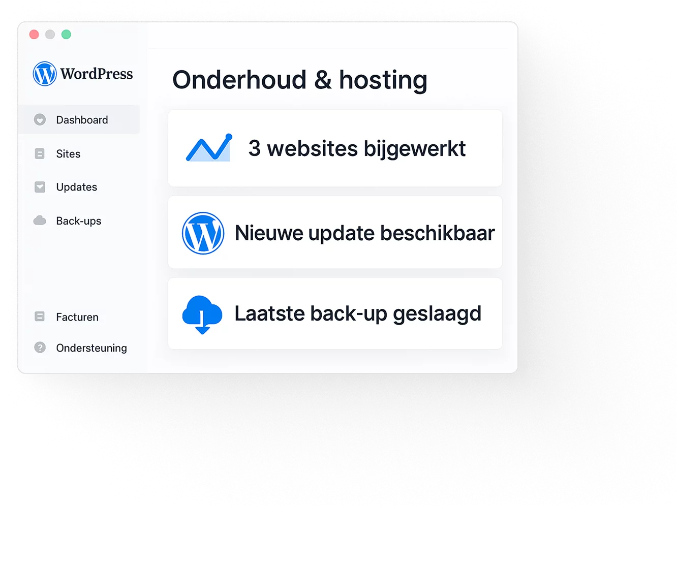 Hosting & Onderhoud