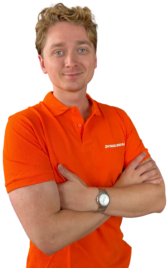 Justin — Customer Relations bij Dynalogical